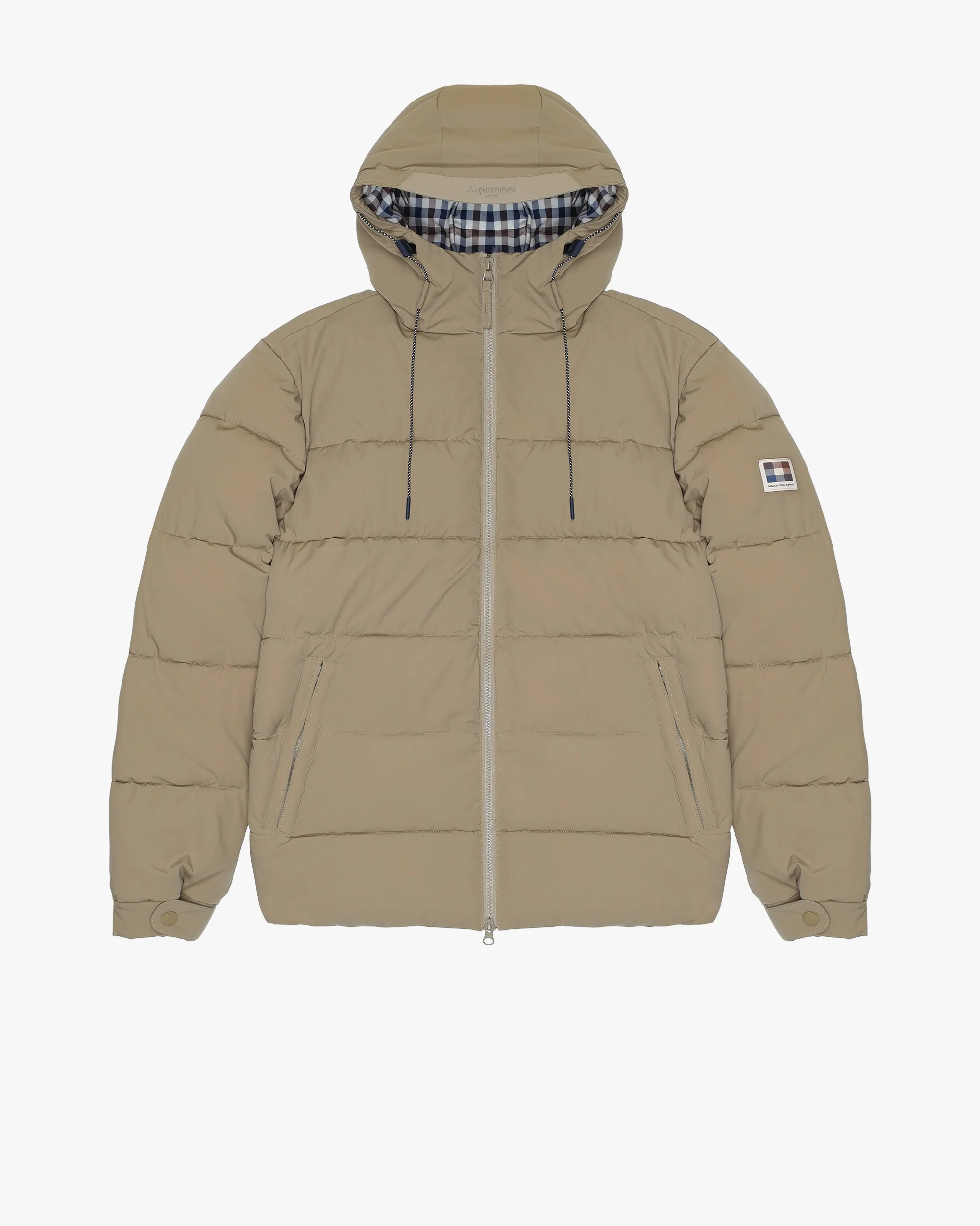 Aquascutum SP HOODED PUFFER Khaki