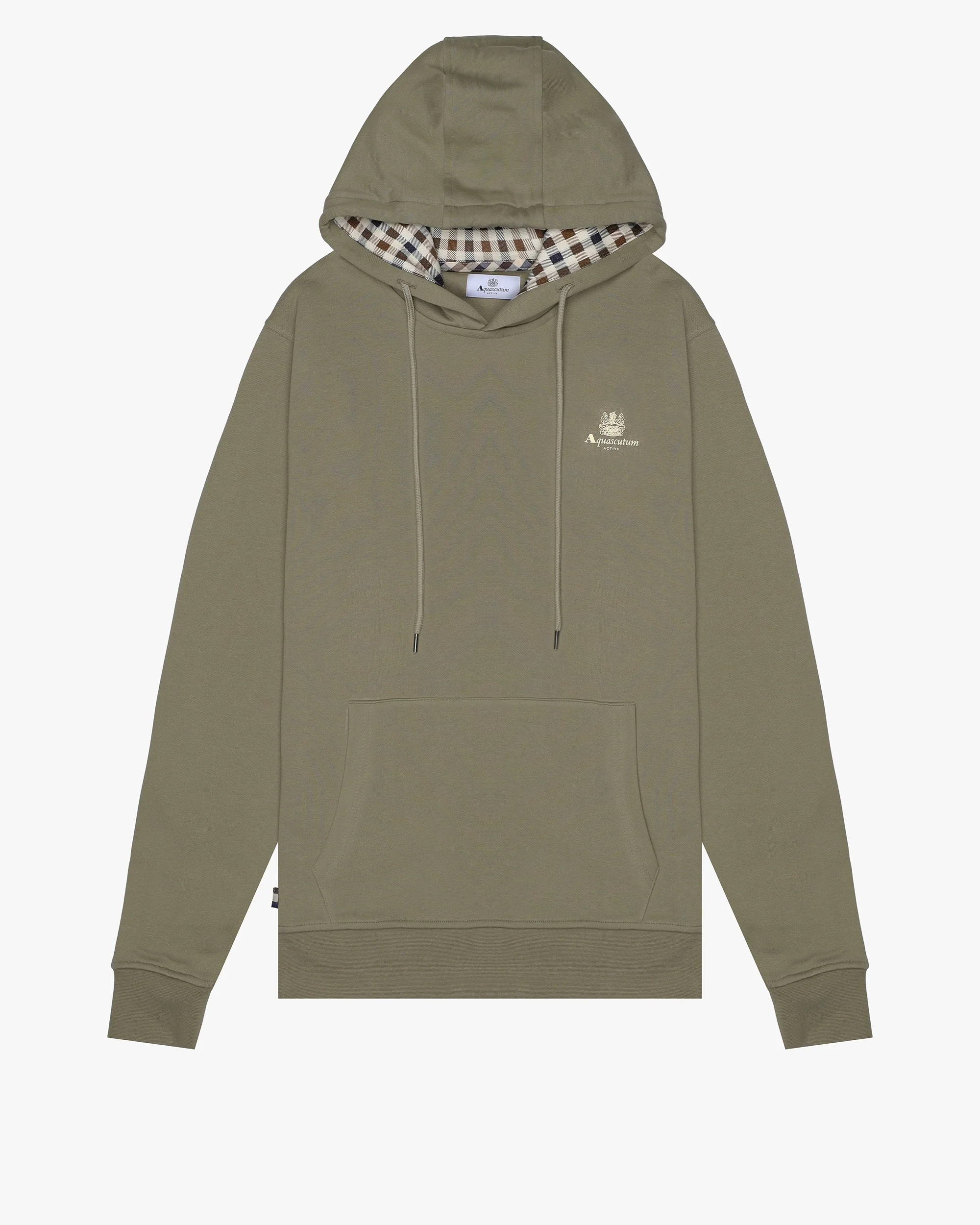 Aquascutum SMALL LOGO HOODIE Green