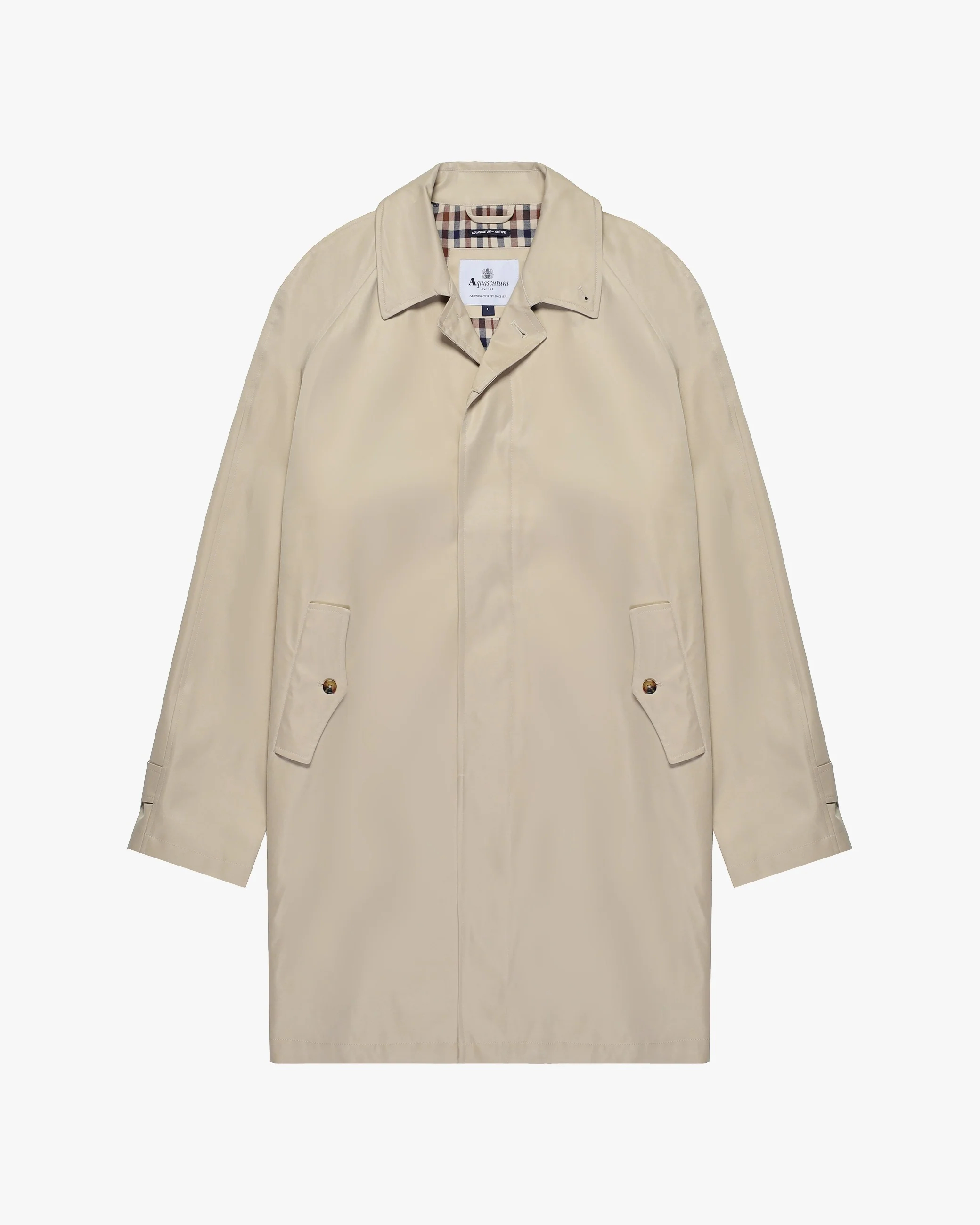 Aquascutum ARCHIVAL MAC COAT Beige
