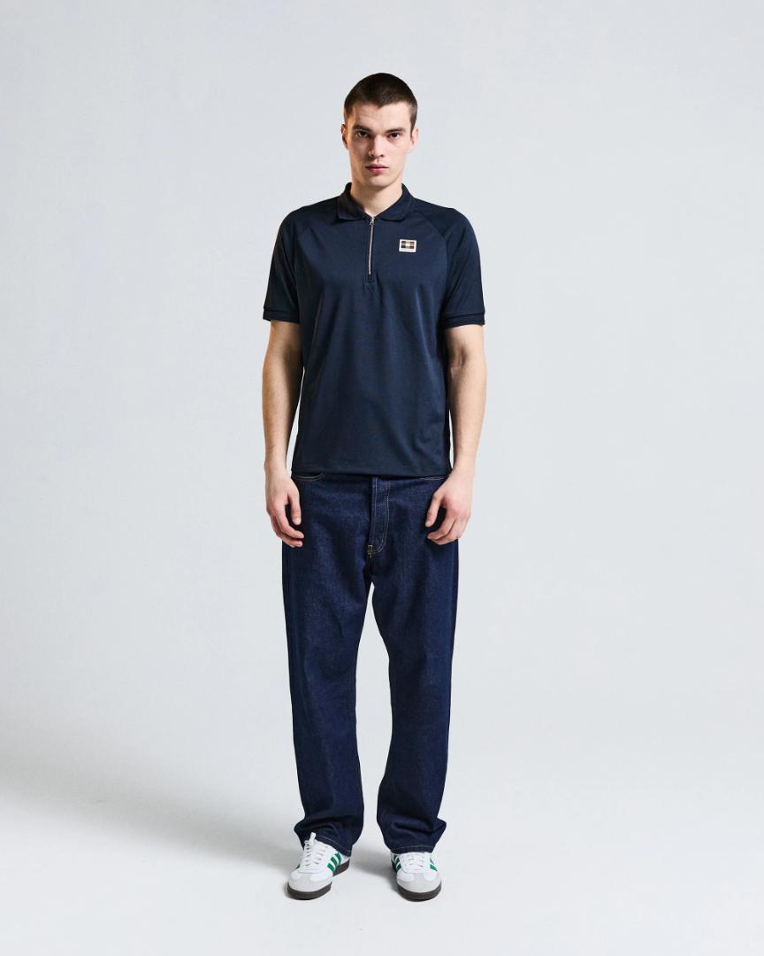 Aquascutum POLY PIQUET BADGE POLO