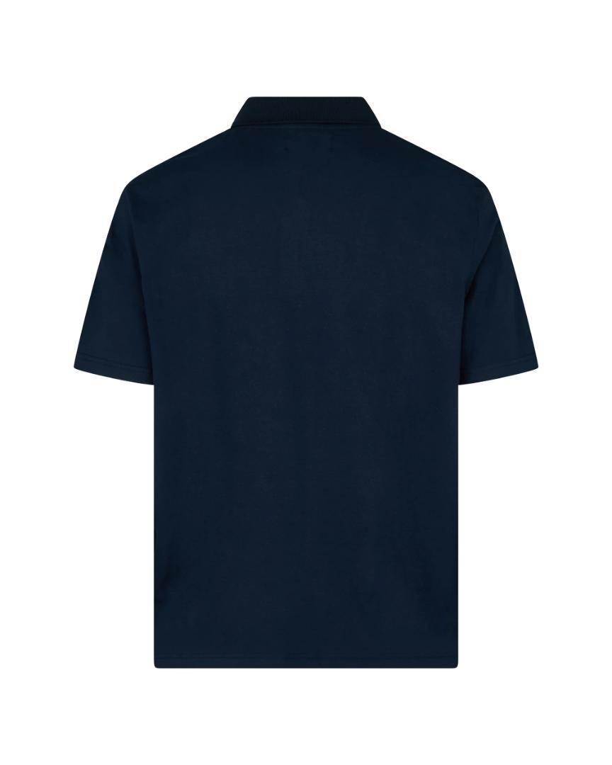 Aquascutum STRETCH PIQUET BADGE POLO BLU