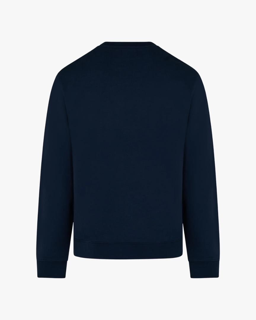 Aquascutum BADGE CREWNECK BLU