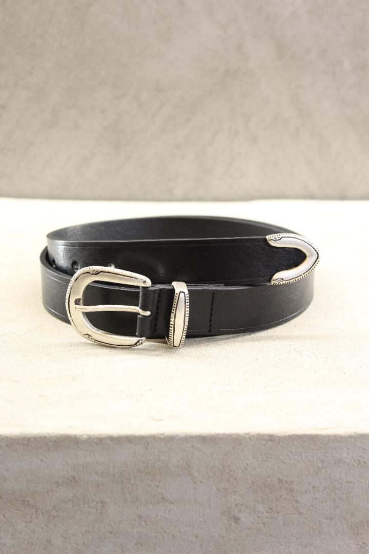 IMG_7647 Cintura Vera Pelle Nera Made in Italy