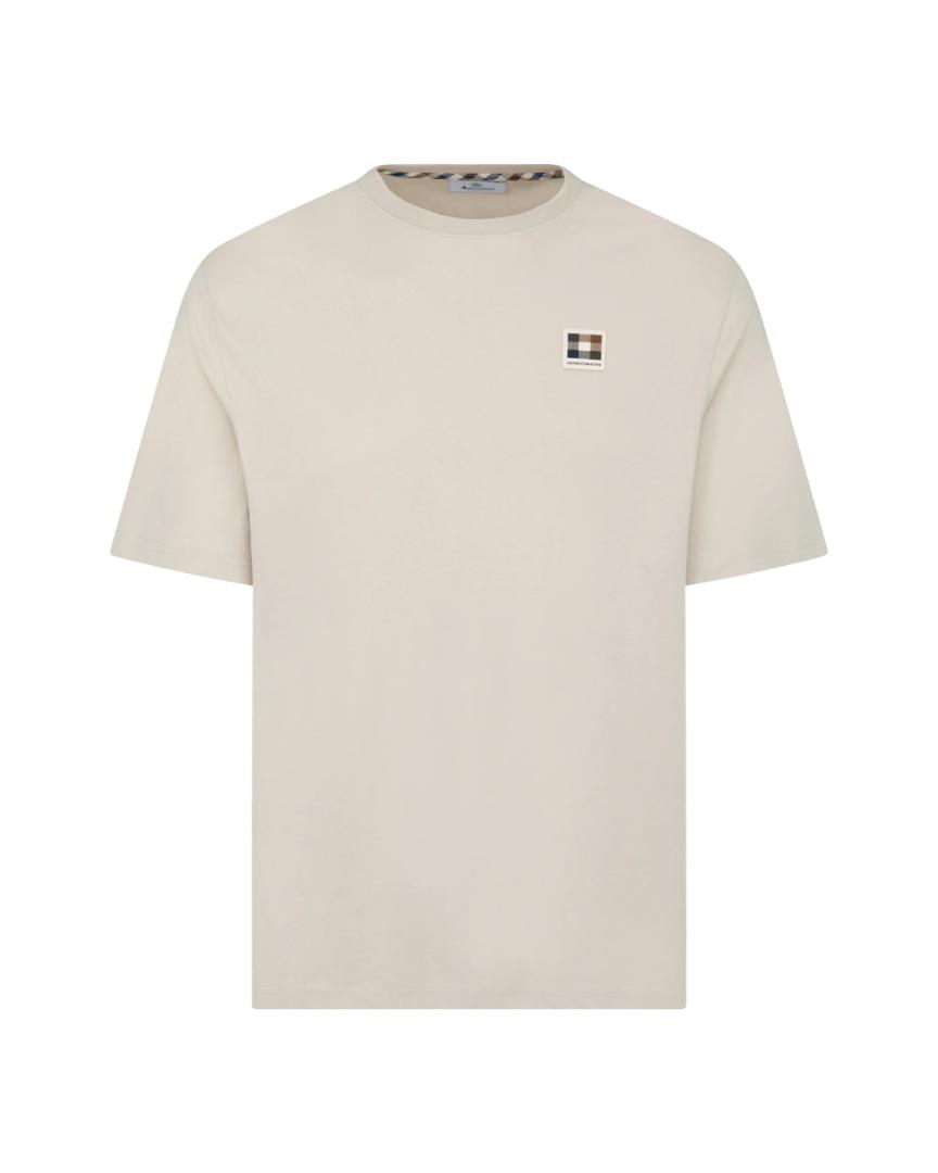 ext-190601-2-127-1771408809 Aquascutum BADGE T-SHIRT BEIGE