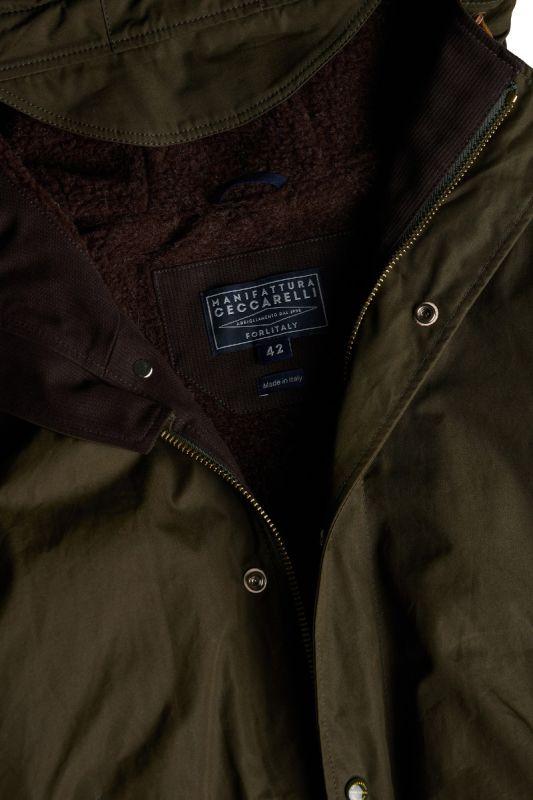 Manifattura Ceccarelli Lined Shelter Jacket 7095-AV Military Green