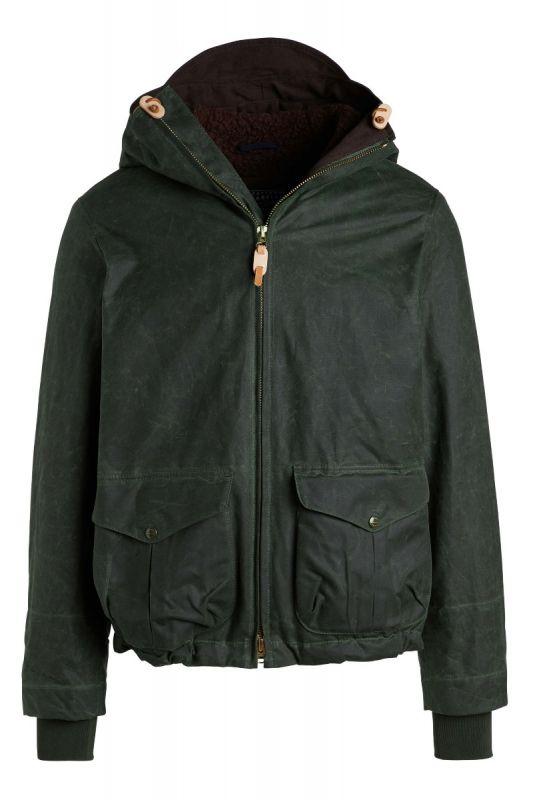 blazer-green-manif Manifattura Ceccarelli Blazer Coat 7066-WX Dark Green