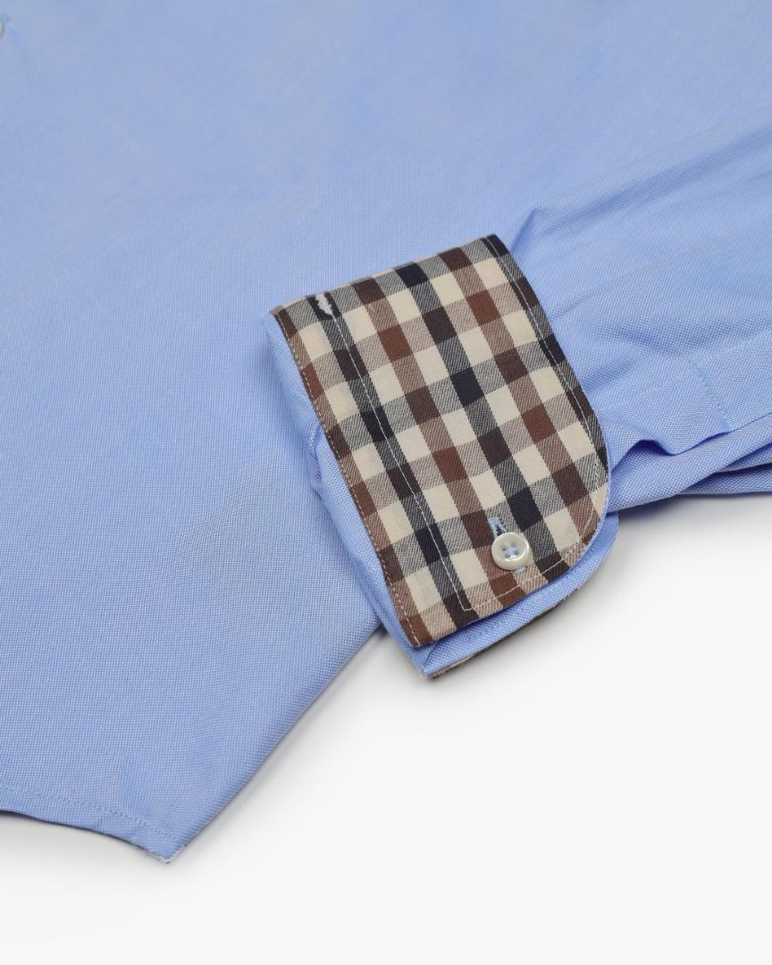 ext-185400-4-132-1757321186 Aquascutum Button Down Oxford Shirt Light Blue