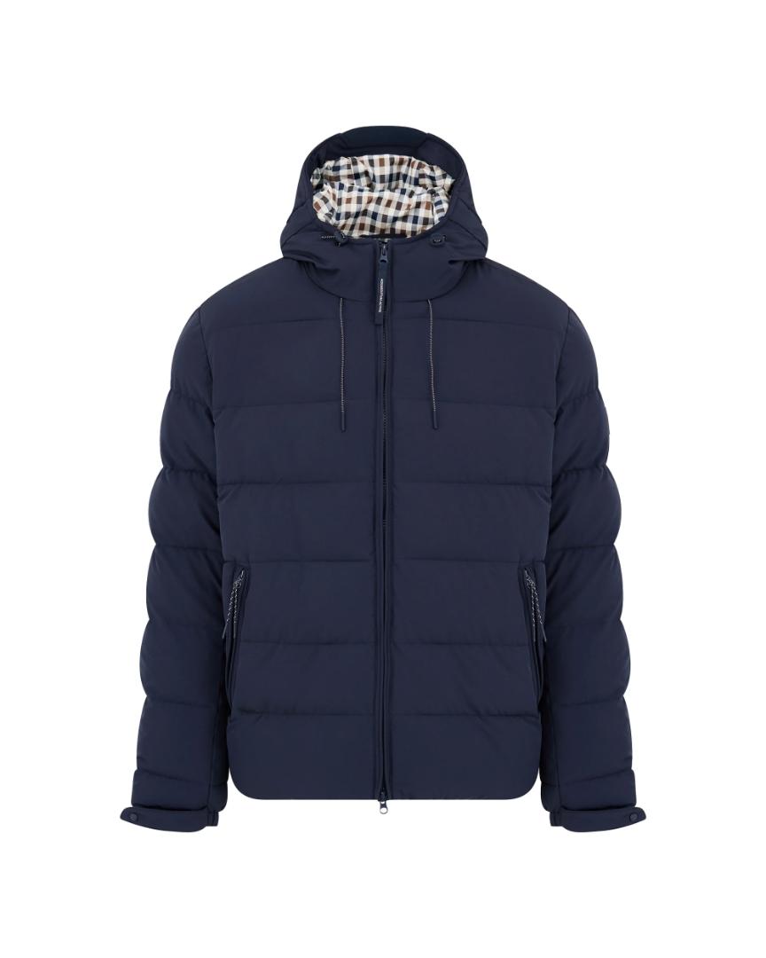 ext-200674-10-10-1788263480 Aquascutum Flex-N Hooded Puffer Navy<br>