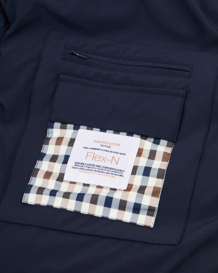 ext-200674-4-10-1785840430 Aquascutum Flex-N Hooded Puffer Navy<br>