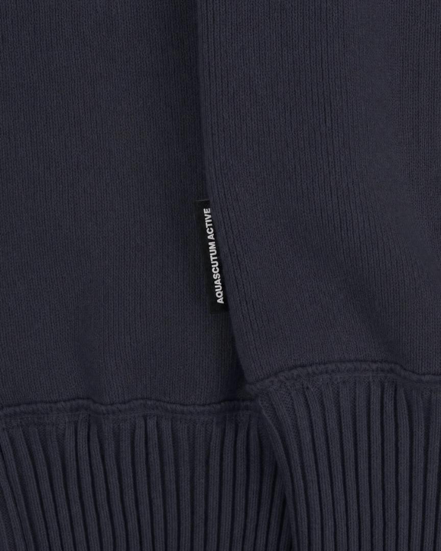 ext-200722-4-10-1787834510 Aquascutum Cotton Knit Crewneck Sweater Navy